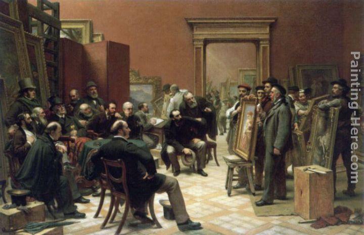 Charles West Cope The Council of the Royal Academy Selecting Pictures for Exhibition